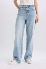 Defacto Kadın Trousers E4269AX - Açık Mavi