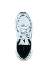 Sporline Calvin Klein gri renkli, sentetik ve poliüretan malzemeden üretilmiş şık kadın sneaker ayakkabı