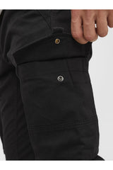 JACK&JONES JPSTPAUL FLAKE CARGO NOOS 12139912 - Siyah