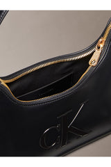 Calvin Klein Bold CK Small Shoulder Bag Kadın Omuz Çantası LV04F3230G - Siyah