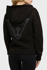 GUESS KADIN ALLIE SCUBA HOODIE Z V3RQ11K7UW2 - Siyah