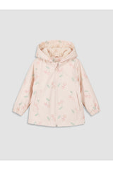 LC Waikiki Kız Bebek Kapüşonlu Mont W60174B1 - Pembe