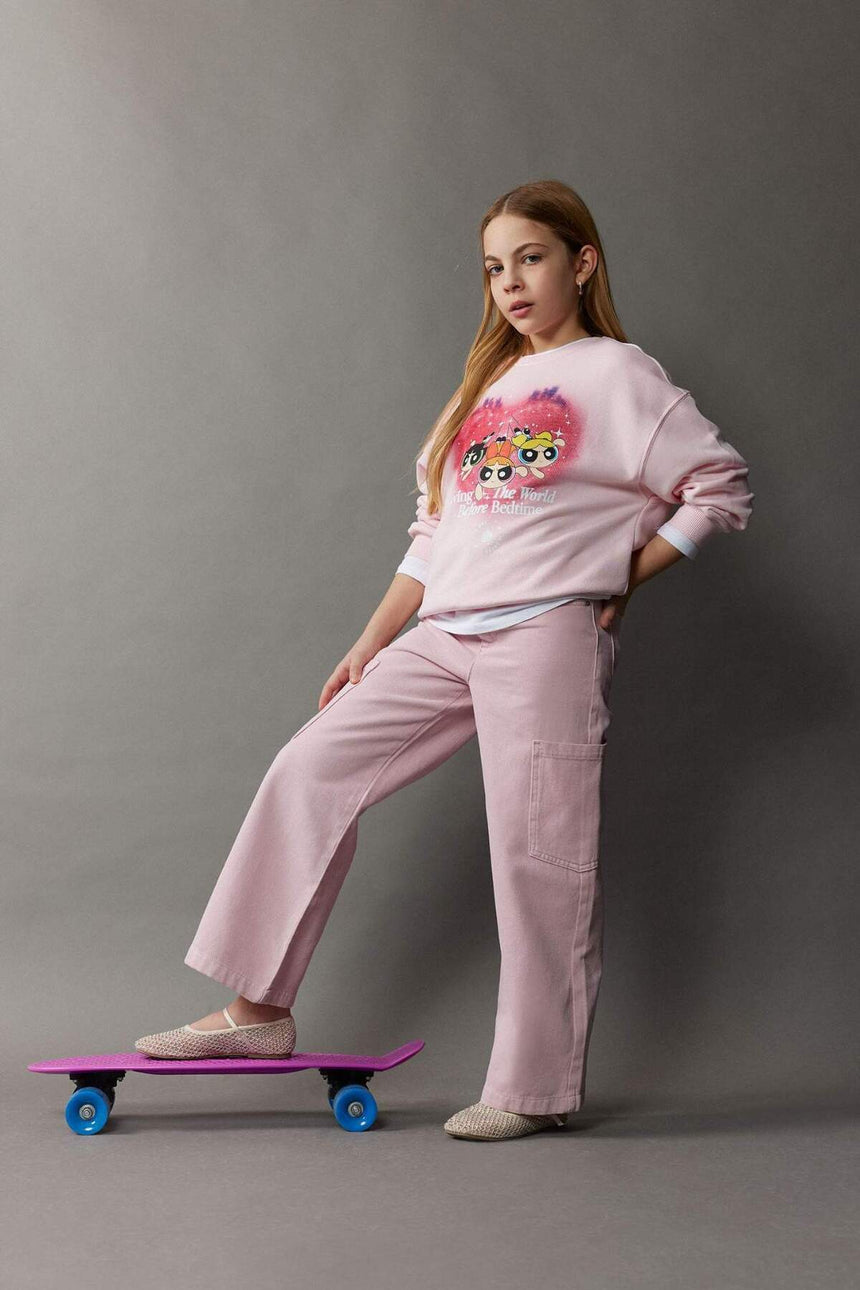 Defacto Çocuk Trousers C0451A8 - Açık Pembe