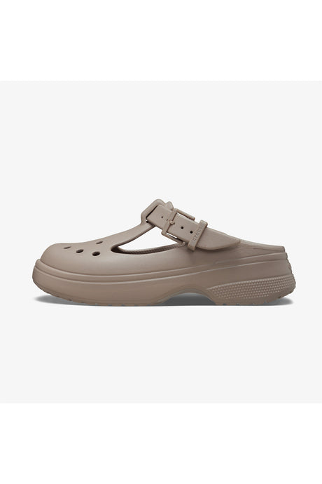 Crocs Unisex Classic Mary Jane Clog Cr3008 - Gri/ Kahverengi