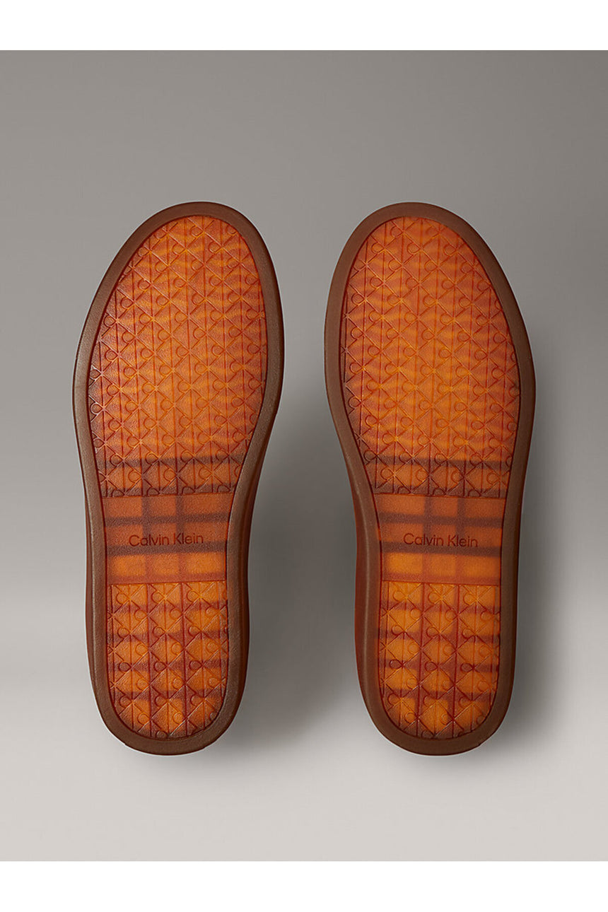 Calvin Klein Erkek CLASSIC CUPSOLE LACEUP LTH YM0YM01435 - Beyaz