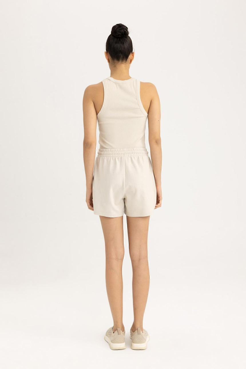 Defacto Kadın Short Z6696Az - Kum Beji