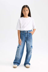 Defacto Çocuk Trousers C8540A8 - Mavi