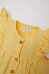 Defacto Çocuk Short Sleeve Shirt C5972A5 - Sarı