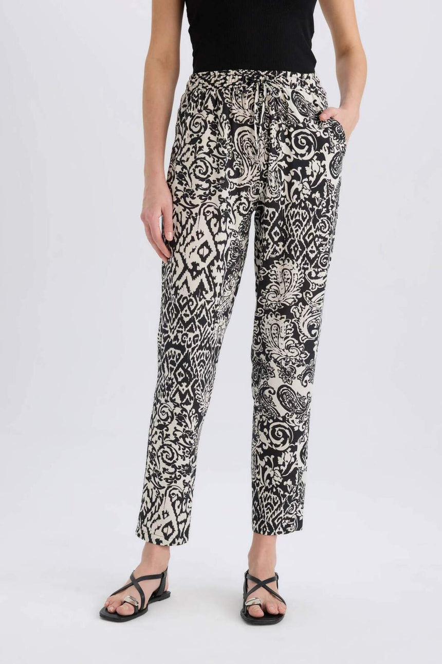 Defacto Kadın Trousers İ3709Az - Siyah