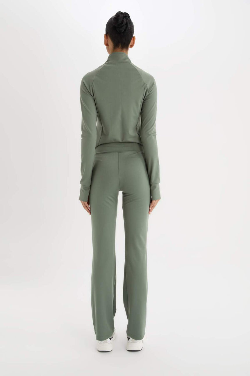Defacto Kadın Trousers B3988Ax - Koyu Yeşil