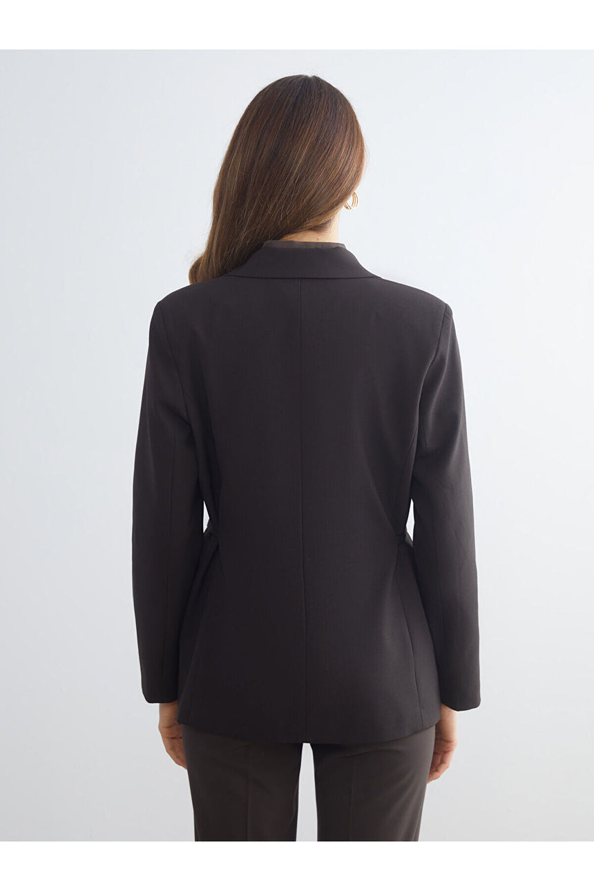 LC Waikiki Kadın Blazer Ceket W5JE62B8 - Kahverengi