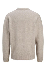 Jack & Jones Ollie Erkek Triko Kazak 12278924 - Gri / Mavi