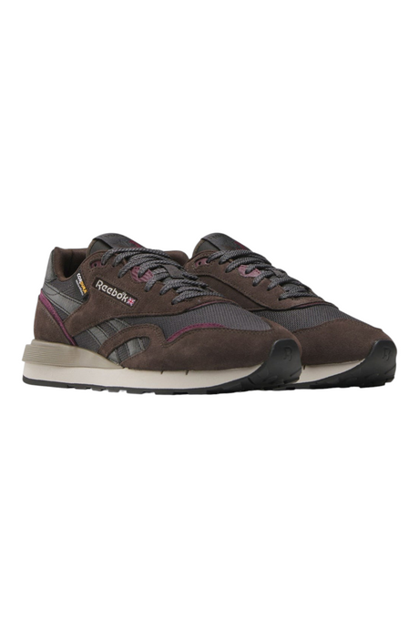 Sporline Reebok Classic Nylon 89 erkek sneaker, süet ve file detaylı, kahverengi günlük spor ayakkabı
