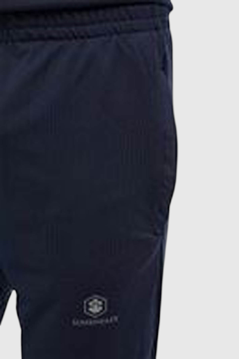 Sporline Lumberjack lacivert polyester erkek eşofman altı, regular kesim ve yan cep detaylı