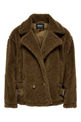 Only Jacket 15294075 - Koyu Kahverengi