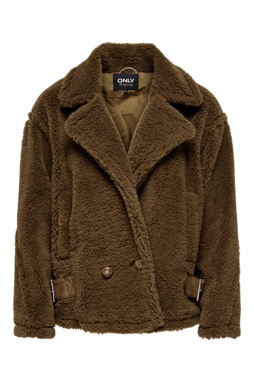 Only Jacket 15294075 - Koyu Kahverengi