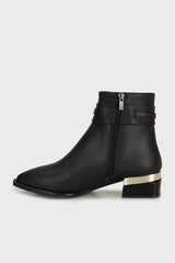 Pierre Cardin Kadın Bot - Siyah Parlak