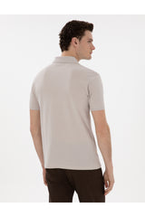 PIERRE CARDIN ERKEK T-Shirt 2131539 - Gri/ Bej /Krem