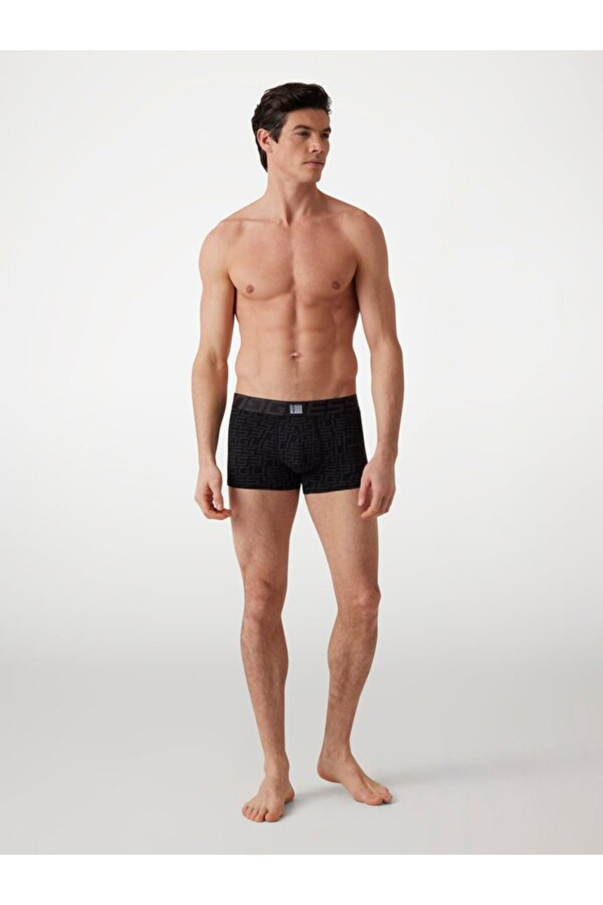 GUESS ERKEK IDOL BOXER TRUNK PAC U4RG01K6YW0 - Siyah
