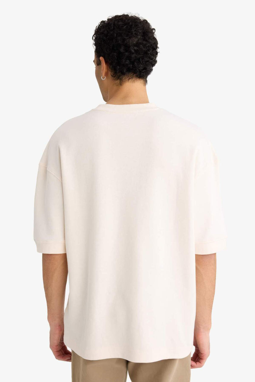 Defacto Erkek Knitted B4844AX - Ekru