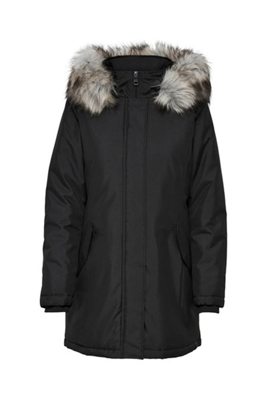 ONLY ONLNEWKATY PARKA LIFE OTW 15300633 - Siyah