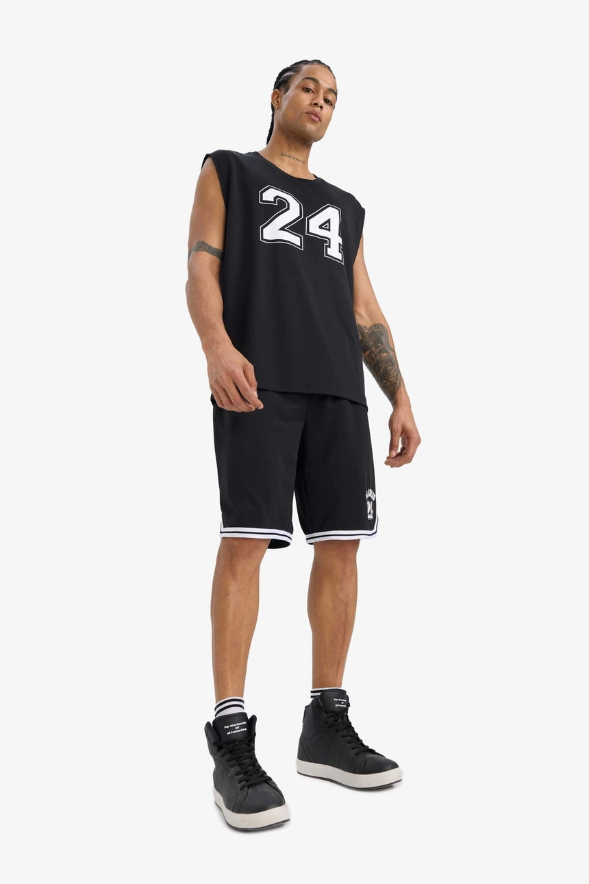 Defacto Erkek Knitted Short A1694Ax - Siyah