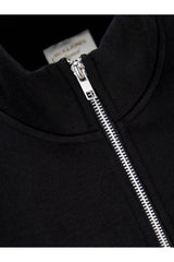 Jack & Jones Newove Erkek Dik Yaka Yarım Fermuarlı Sweatshirt 12299799 - Siyah