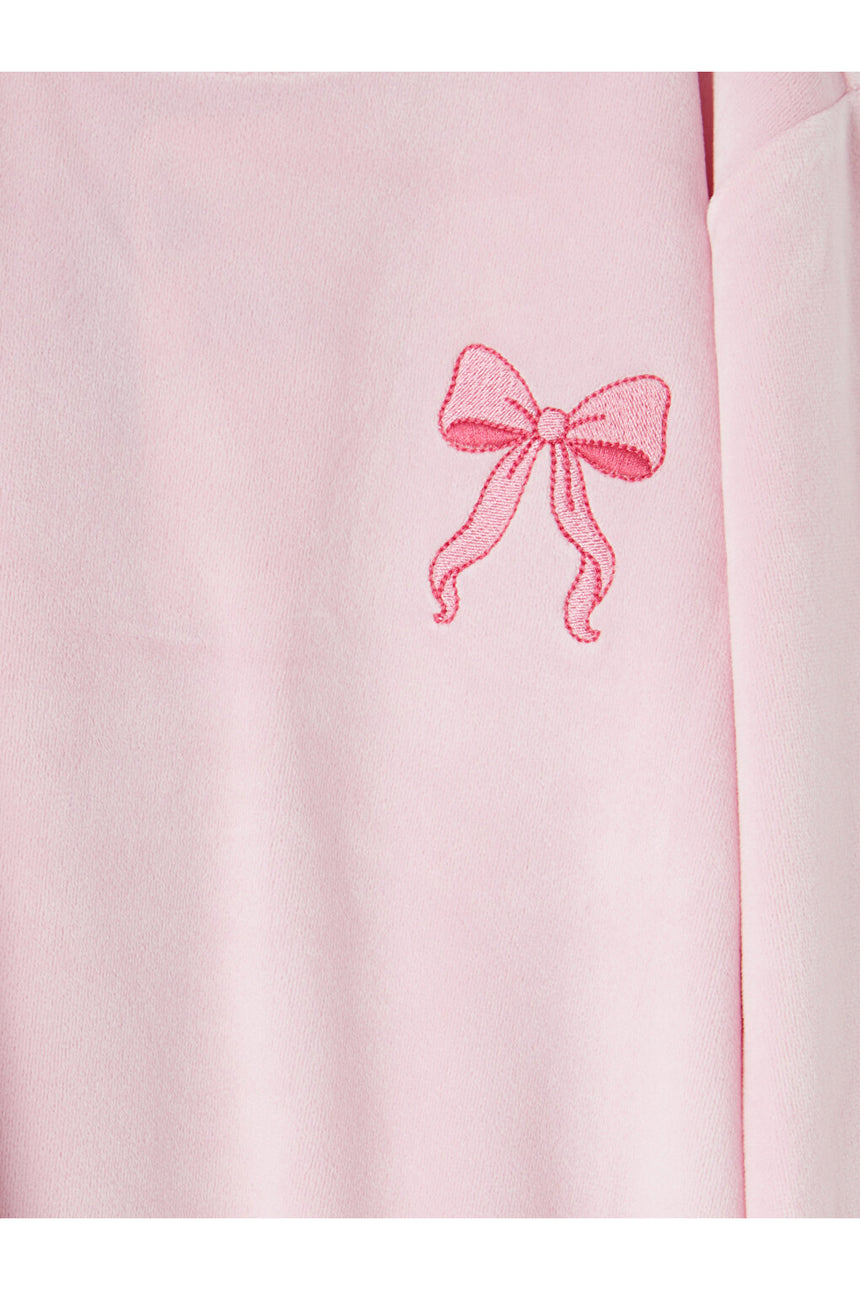 LC Waikiki Çocuk Eşofman Takımı W68601D4 - Pembe Lila