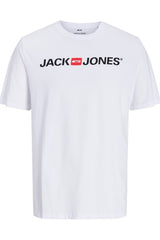 JACK & JONES 12137126 ERKEK TSHIRT - Beyaz