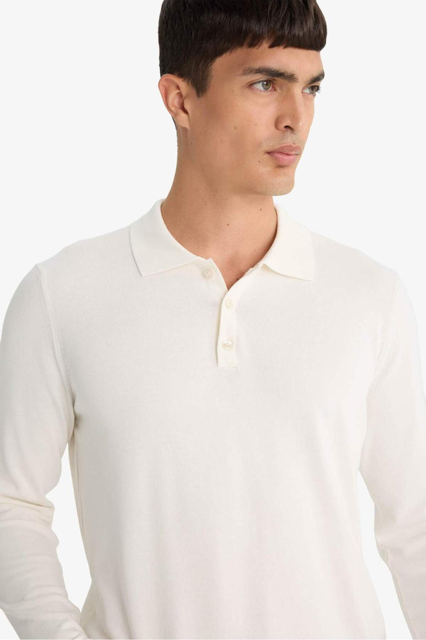 Defacto Erkek Pullover D0454Ax - Ekru
