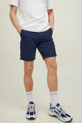 JACK&JONES JPSTBOWIE SHORTS SOLID REG SN 12165604 - Koyu Lacivert