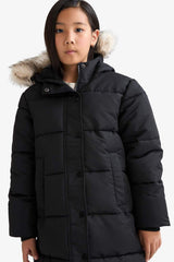 DeFacto Çocuk Parka C8755A8 - Siyah