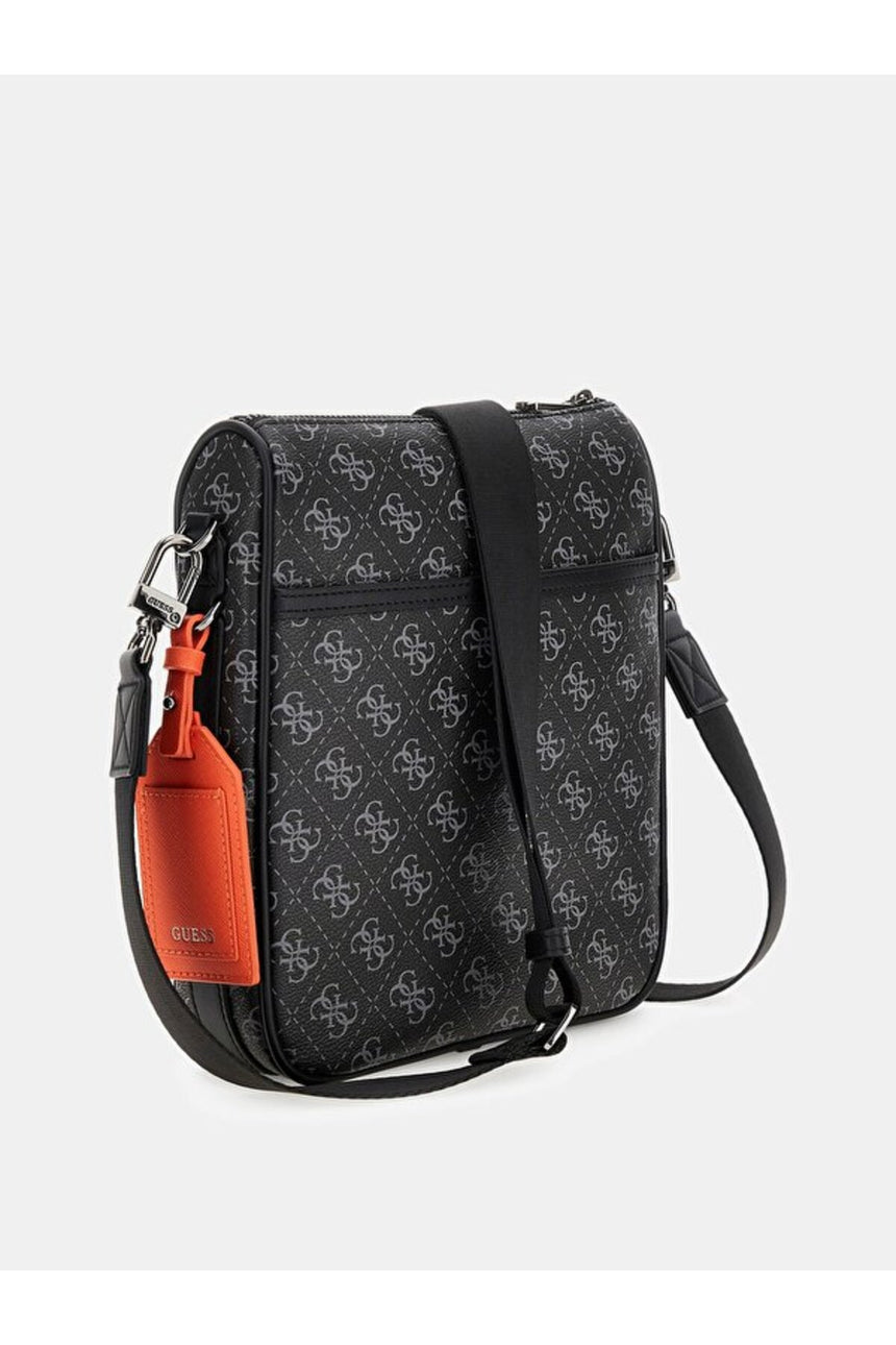 GUESS ERKEK MILANO CROSSBODY 2 HMMILOP5417 - Koyu Kahverengi