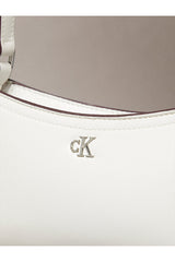 Calvin Klein CK Small Shoulder Bag Kadın Omuz Çantası LV04F3170G - Beyaz