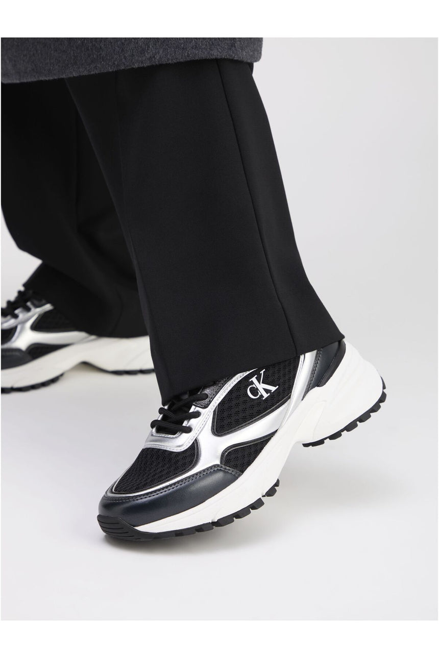 Calvin Klein Kadın HIKE RUNNER LACE UP MESH MIX MET YW0YW02063 - Gri