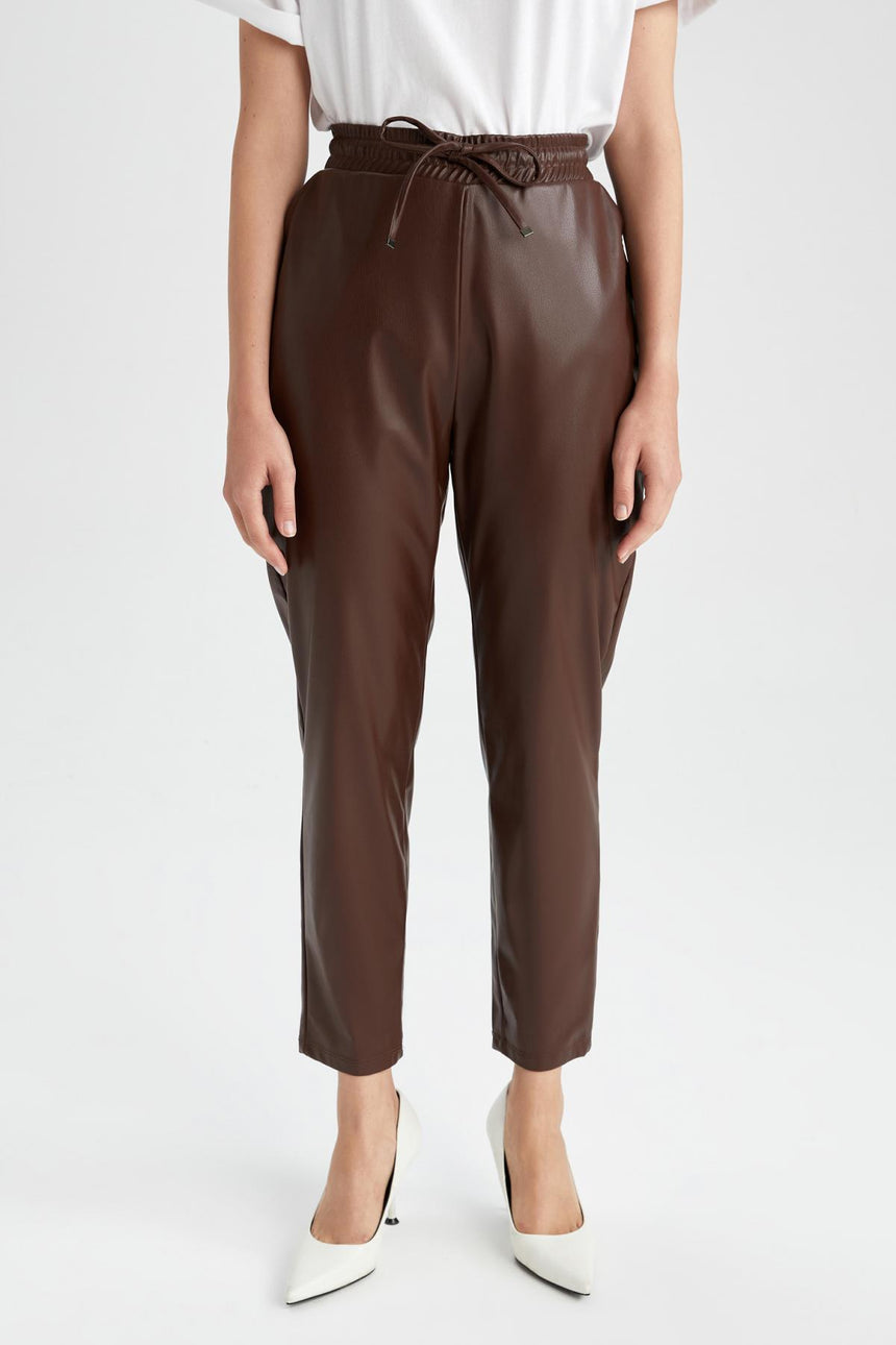 Defacto Kadın Trousers V8072Az - Kahverengi