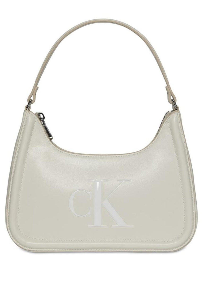 Calvin Klein Kadın BOLD CK SMALL SHOULDER BAG LV04F3230G - Haki