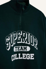 Defacto Çocuk Sweat Shirt F2710A8 - Yeşil