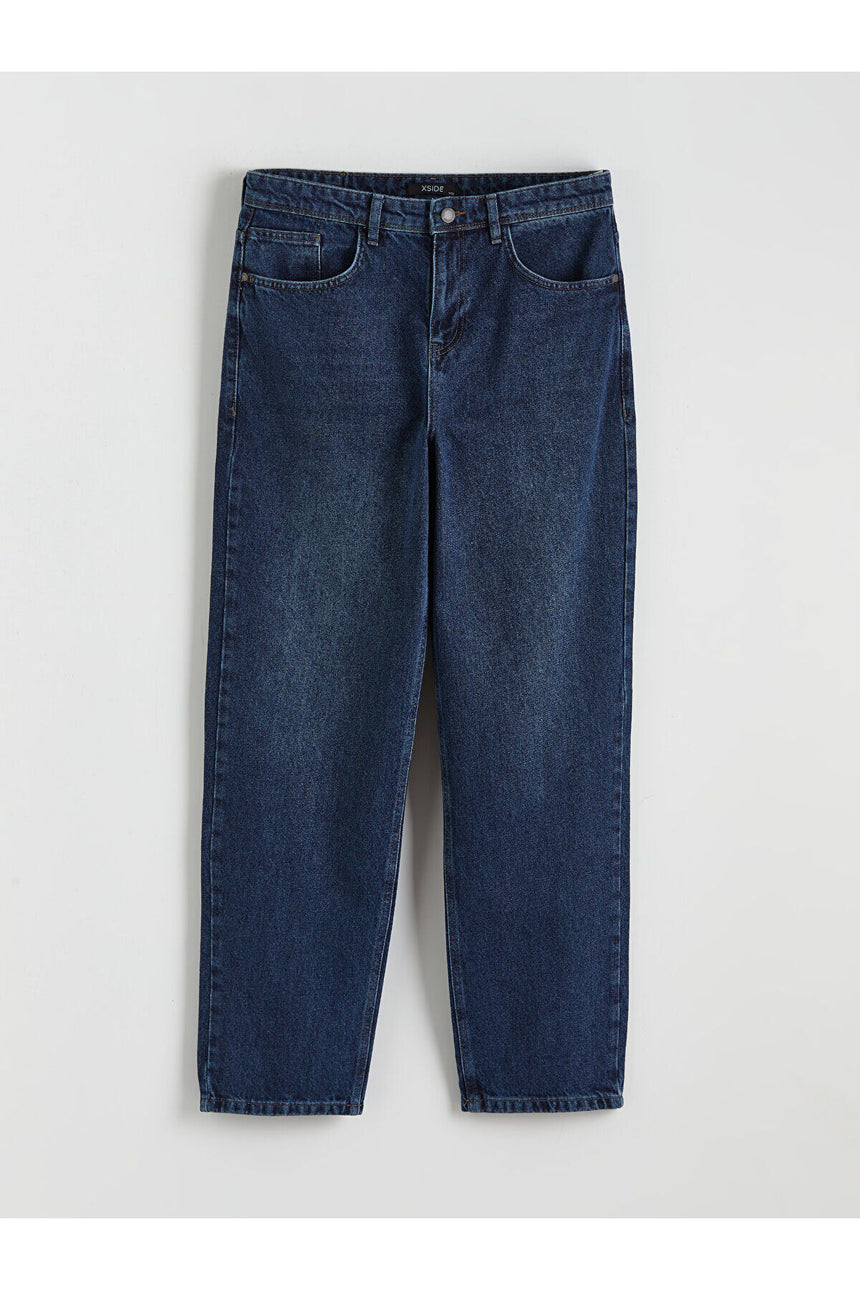 LCW ERKEK W5FF49D8 PNT,X-BAGGY-TOMI-RAW - Koyu Mavi