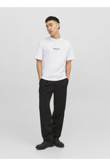 JACK&JONES T-SHIRT MALE KNIT IDF100 12240121 - Beyaz
