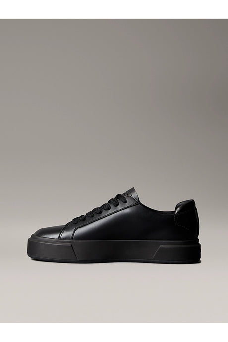 Calvin Klein Kadın BASKET CUPS LACEUP LTH ML YW0YW01945 - Siyah