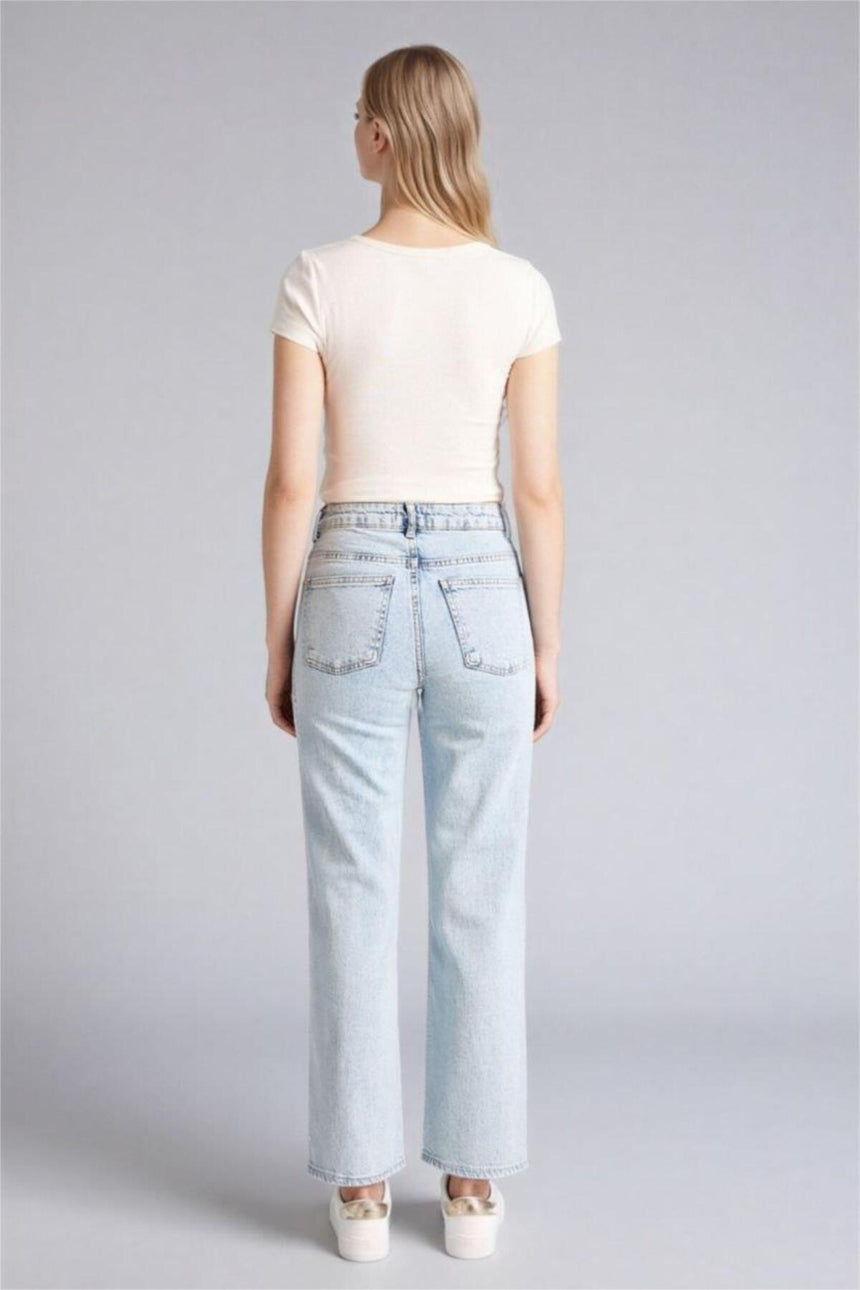 Defacto Kadın Denim F2150AX - Açık Mavi