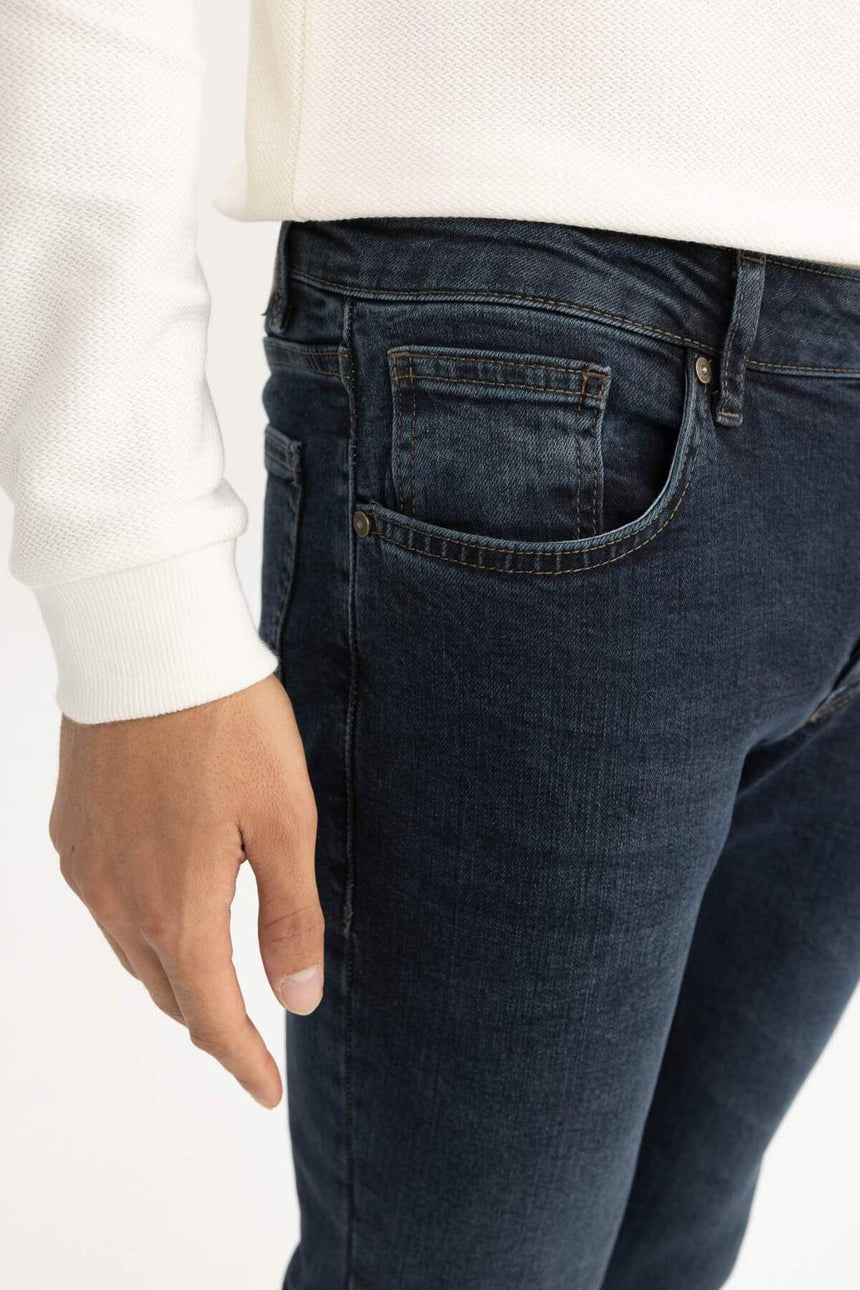 Defacto Erkek Denim Trousers B4860Ax - Koyu Mavi