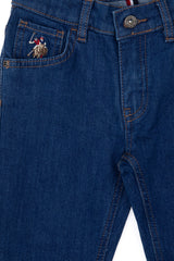US POLO ASSN ERKEK COCUK DENİM PANTOLON 2277538 - Koyu Mavi