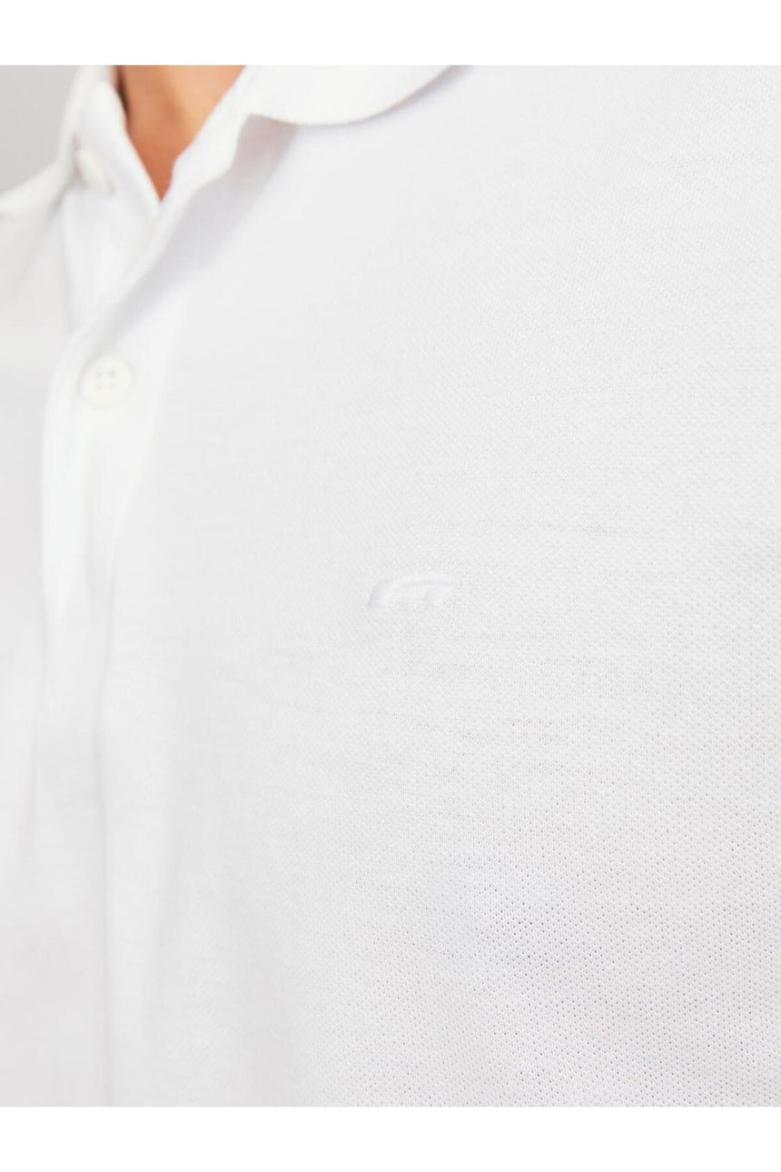 JACK&JONES 12136516 JJEBASIC POLO SS NOOS TSHIRT - Beyaz