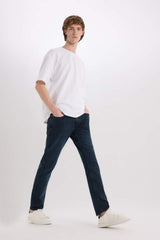 Defacto Erkek Denim R8791AZ - Mavi/Siyah