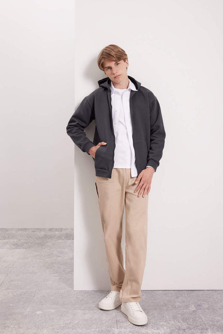 Defacto Çocuk Cardigan X7382A6 - Antrasit