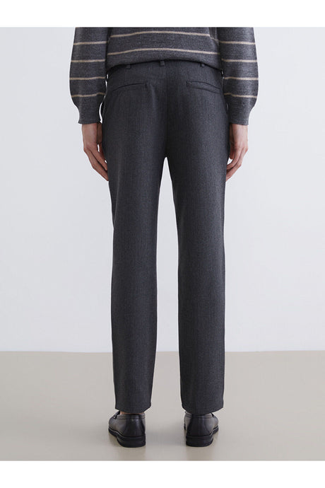 LCW ERKEK W5MT04H8 PNT,MC-HERRINGBRUSHPANT-SET - Antrasit