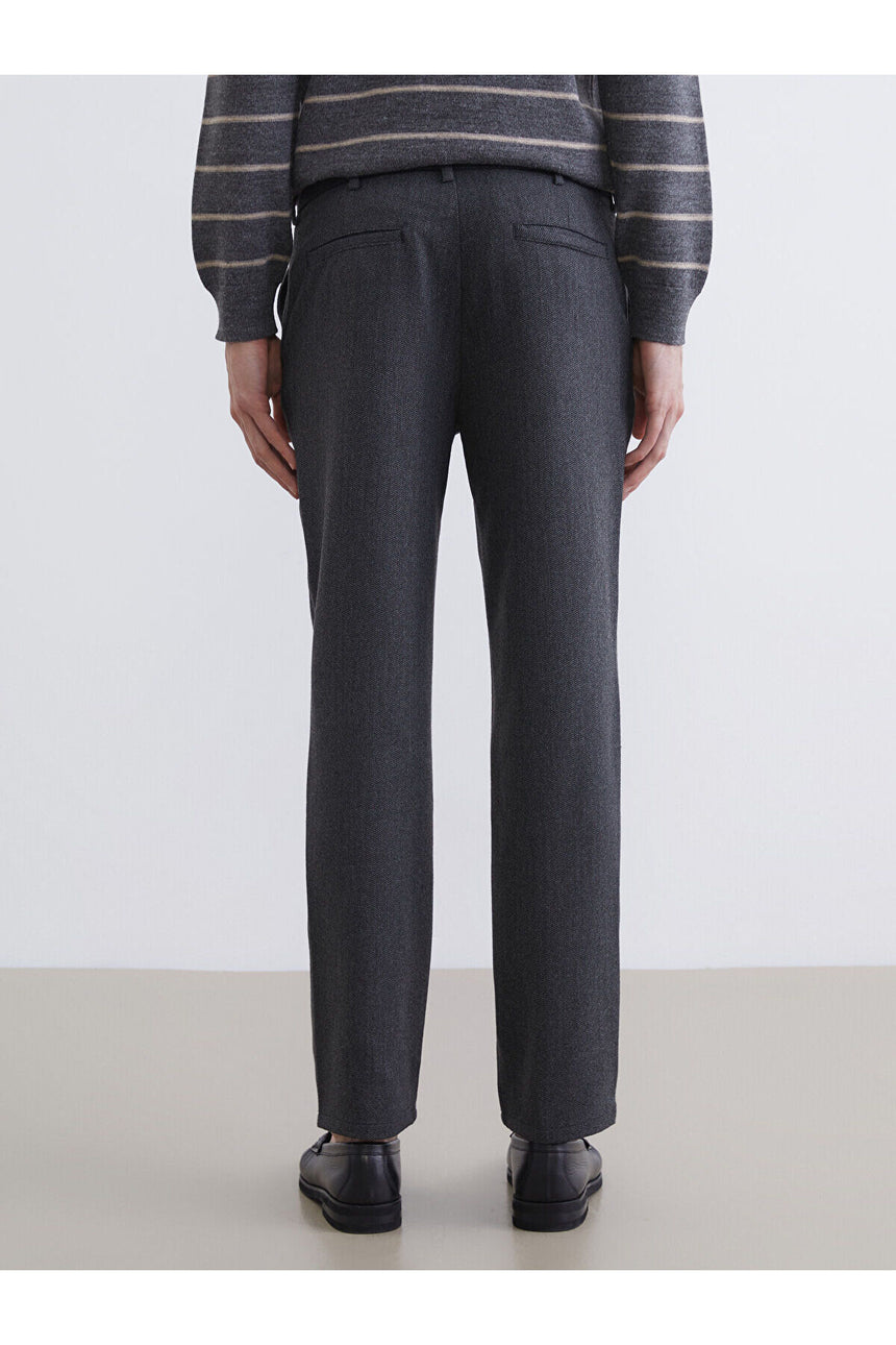 LCW ERKEK W5MT04H8 PNT,MC-HERRINGBRUSHPANT-SET - Antrasit