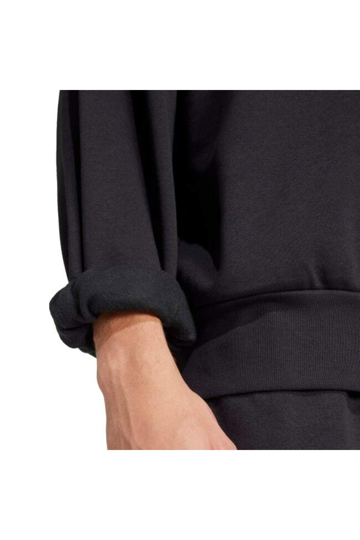 adidas Erkek Sweatshirt JF3542 - Siyah
